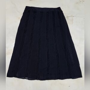 St John's Bay Long Black Skirt XL